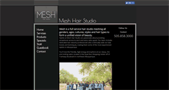 Desktop Screenshot of meshhairstudio.com